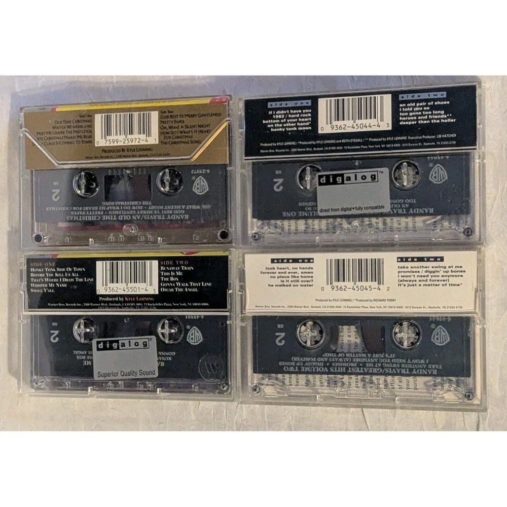 Randy Travis Cassettes Tapes Lot Of 4 Country Music 1980s 1990s Christmas Vtg - Picture 3 of 5